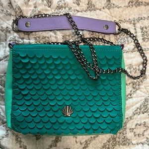 The Little Mermaid scaled crossbody purse